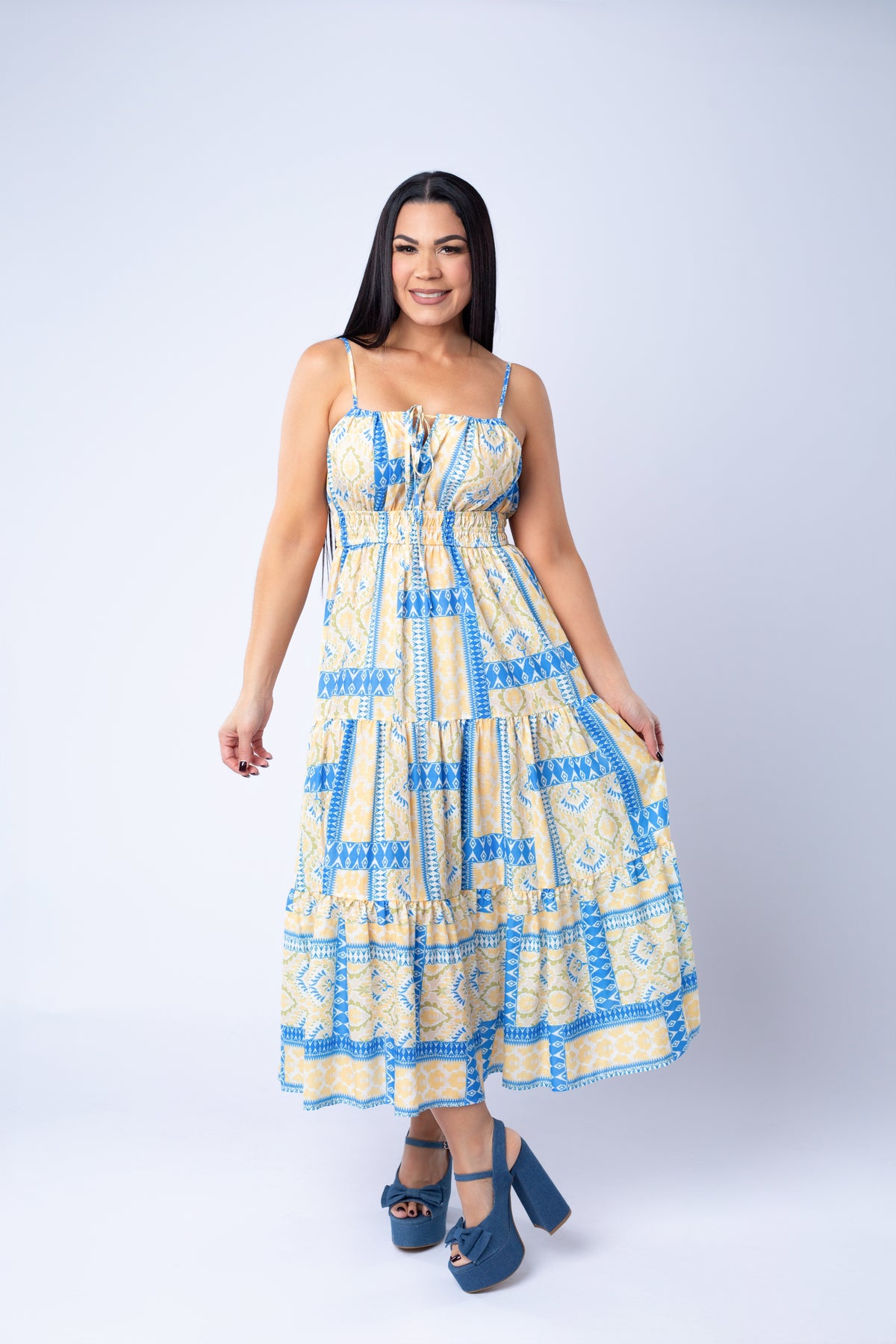 ROSELYN PRINT DRESS