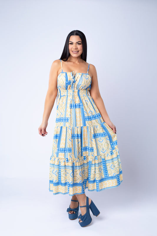ROSELYN PRINT DRESS