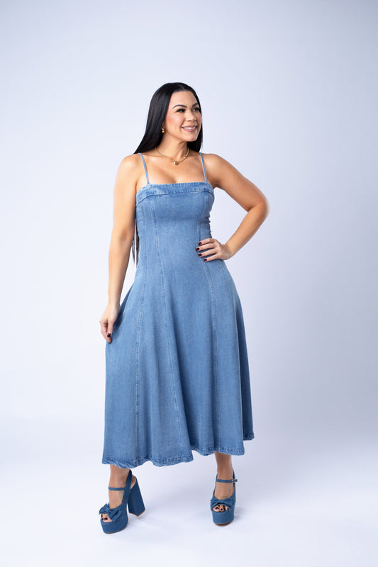 ERICKA DENIM DRESS