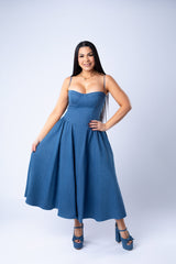 ORIANA DENIM DRESS