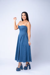 ORIANA DENIM DRESS
