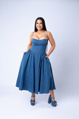 ORIANA DENIM DRESS