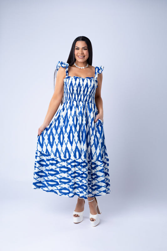 YURANY PRINT DRESS