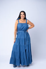 ELENA DENIM DRESS
