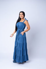 ELENA DENIM DRESS