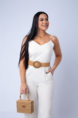 KAROLINA LINEN JUMPSUIT