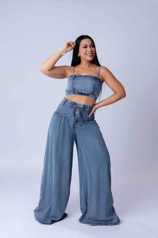 ESTHEFANIA DENIM SET