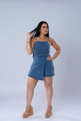 ANTONELLA DENIM ROMPER