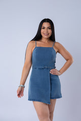 ANTONELLA DENIM ROMPER