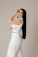 SCARLETH LINEN SET