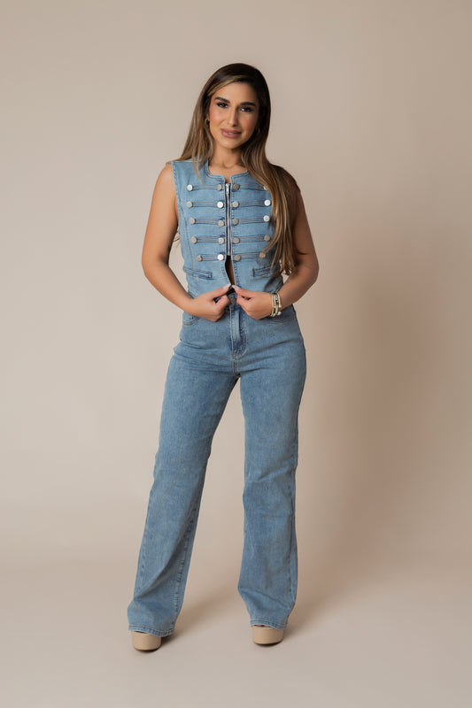 ROSSY DENIM SET