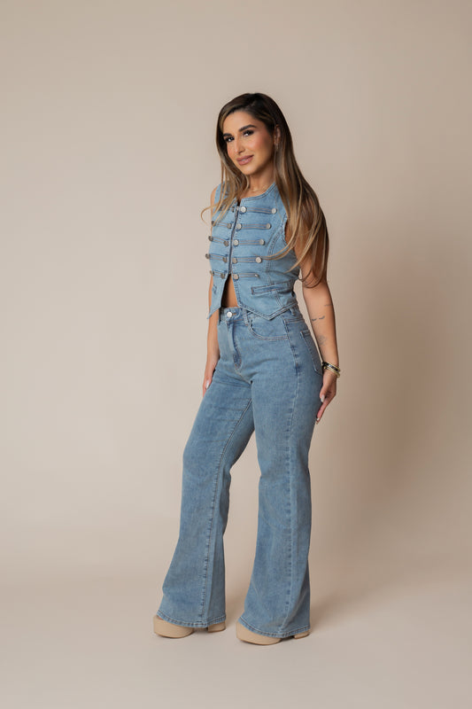 ROSSY DENIM SET