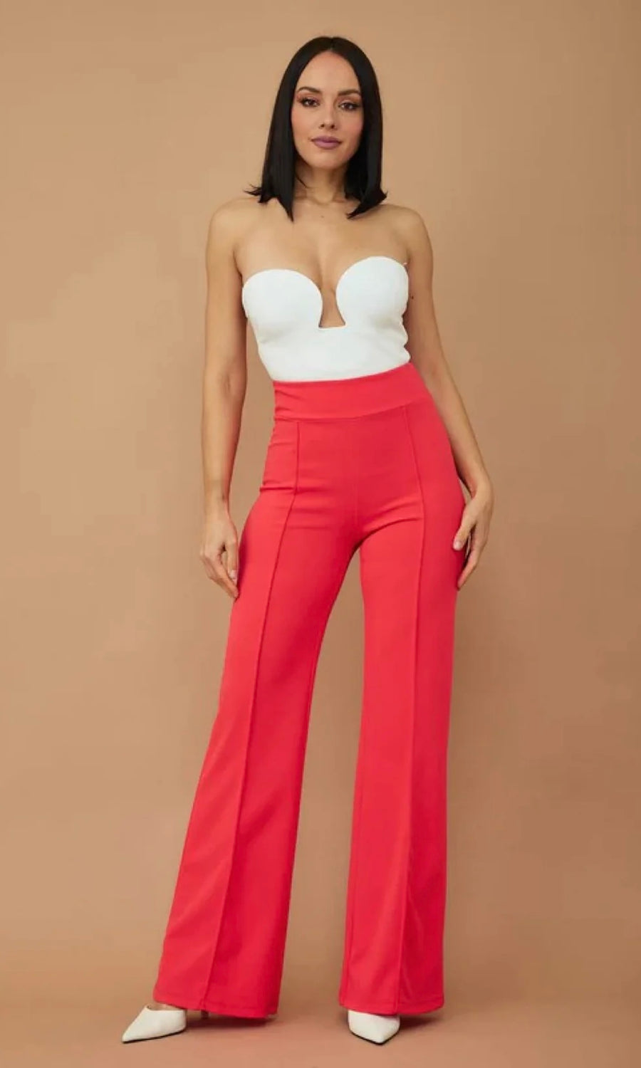 VERO CORAL PANTS - Add a Pop of Color to Your Wardrobe