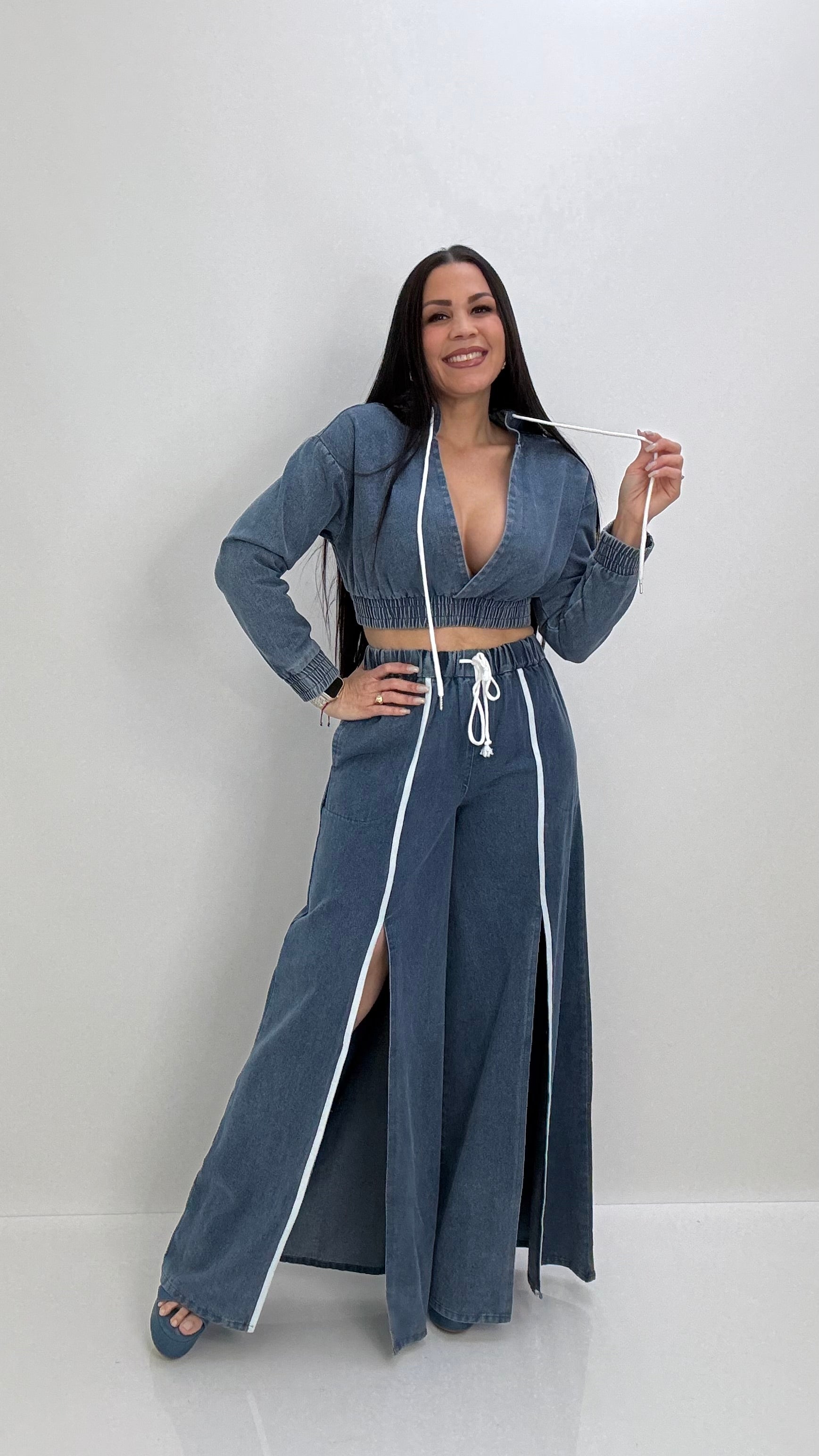 MELANI DENIM SET