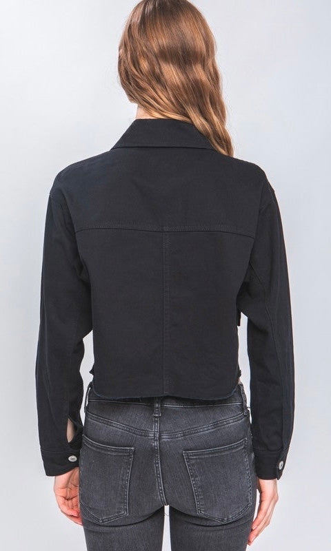 CHAQUETA PEGGIE NEGRA