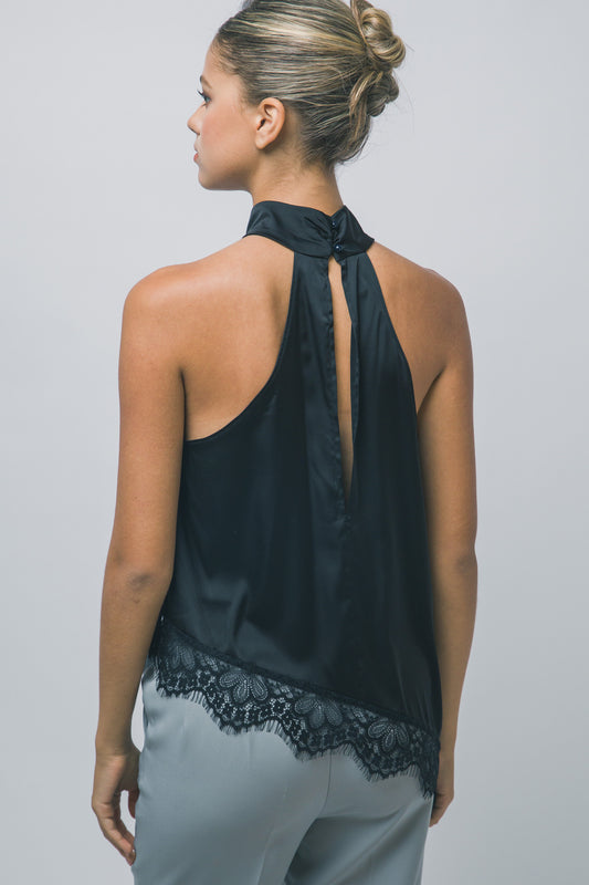 GIANNA SATIN TOP