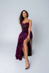 MARIANNA VELVET MAXI DRESS