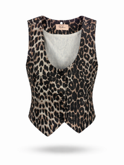 CHALECO CON ESTAMPADO ANIMAL AURIMELY