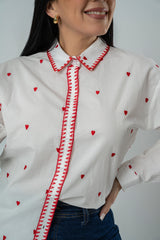 MARILUZ HEARTS SHIRT