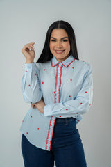 MARILUZ HEARTS SHIRT