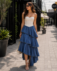 NICOLE DENIM SKIRT