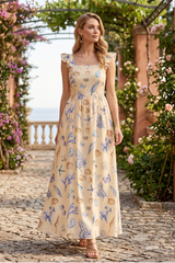 BELLA PRINT MAXI DRESS