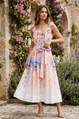 ARABELLA PRINT MIDI DRESS