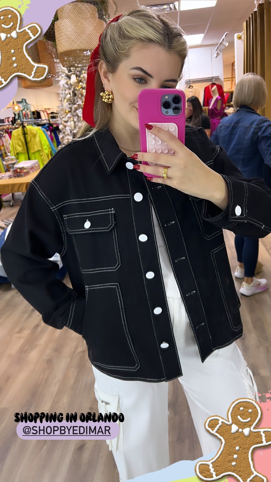  YULIANA BLACK JACKET