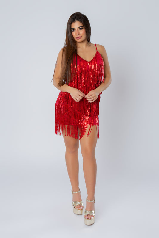 LYMARIS SEQUIN MINI DRESS