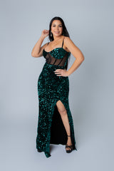 MARIANNA VELVET MAXI DRESS