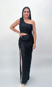 VESTIDO MAXXI NEGRO LAYRA