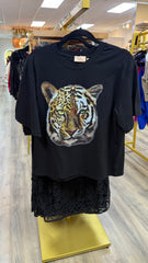 TIGER FACE PRINT T-SHIRT