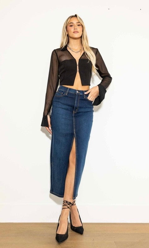 FRANCIS DENIM SKIRT