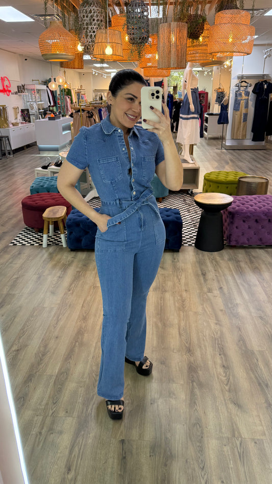 JULIANA DENIM JUMPSUIT