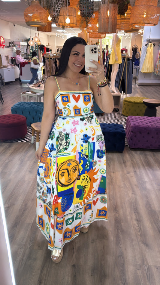 MAITE PRINT DRESS