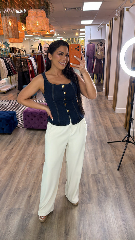 YSABEL DENIM VEST