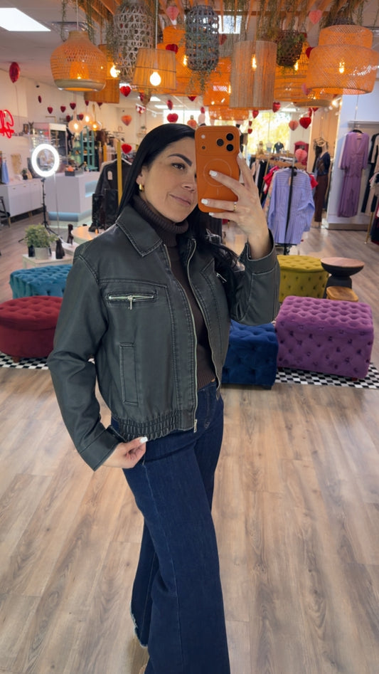 RUSENDY LEATHER JACKET