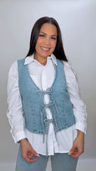 YULIANNY DENIM VEST