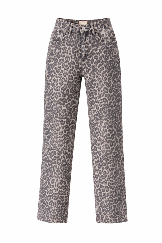 GLORIANY LEOPARD JEANS