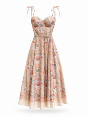 HANNA PRINT MIDI DRESS