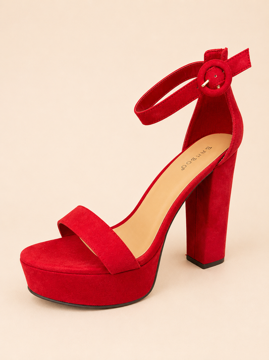 JAZMIN RED SANDALS