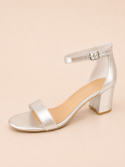 CASANDRA SILVER SANDALS
