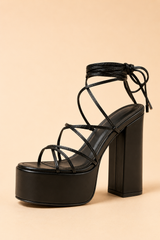 MADISON BLACK SANDALS RUN BIG