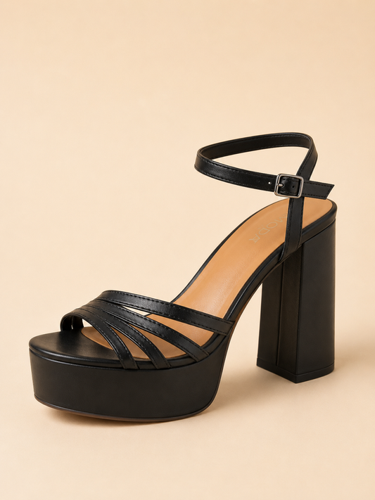 EMANI BLACK SANDALS