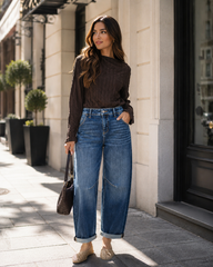 FRANCHESCA BARREL JEANS