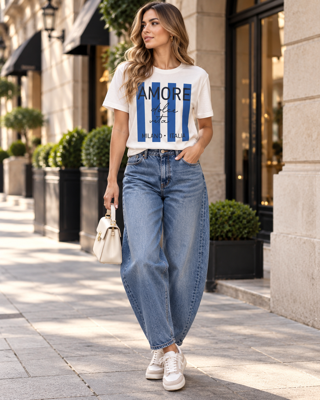 AMORE DOLCE VITA PRINT T-SHIRT