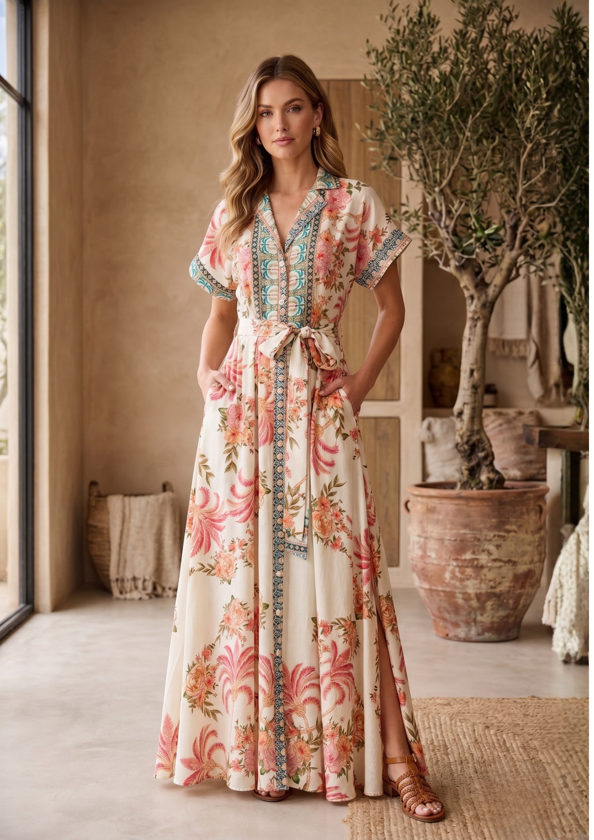JACKELIN PRINT MAXI DRESS