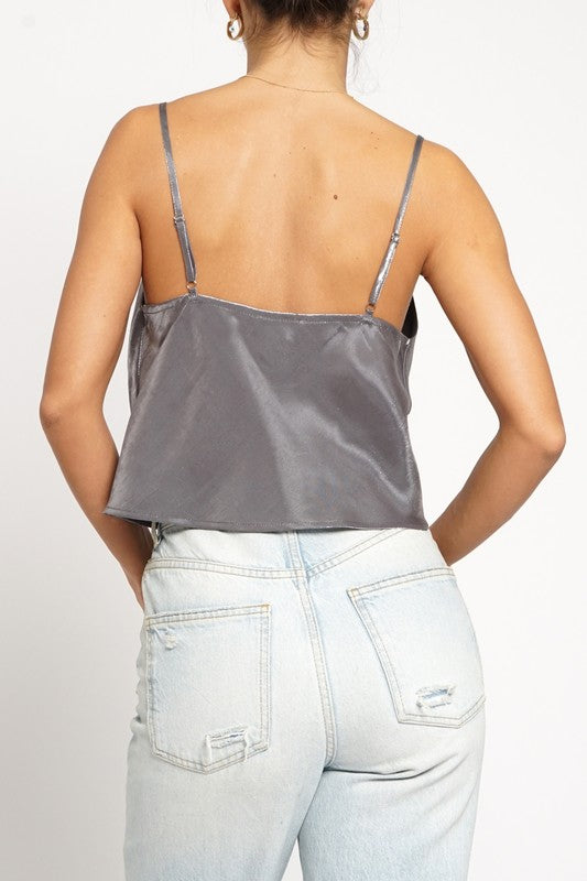 KAREN GRAY CROP TOP