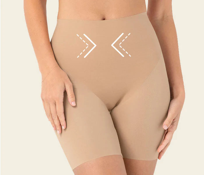 LEONISA SEAMLESS BUTT LIFTER SHAPER SHORT