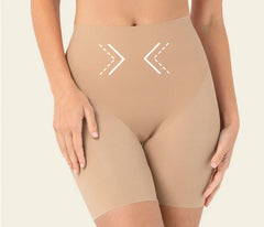 LEONISA SEAMLESS BUTT LIFTER SHAPER SHORT